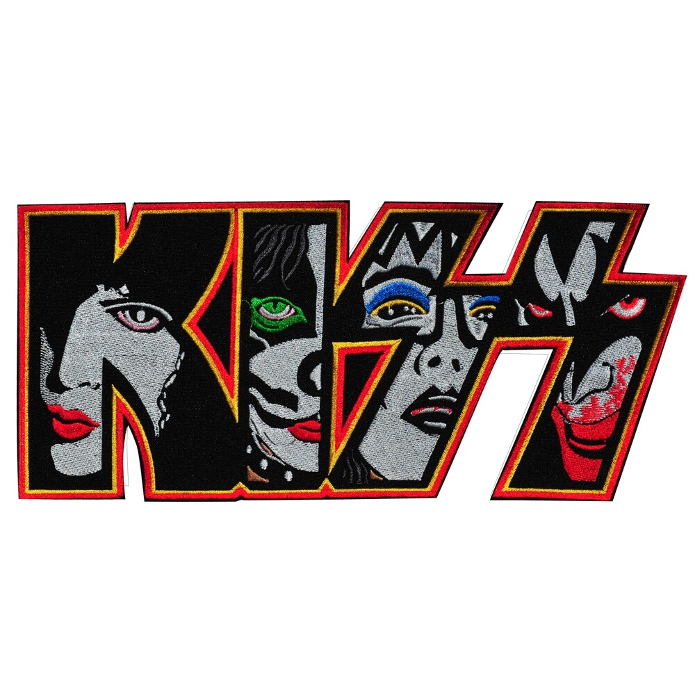 KISS スカジャン Kiss Sew-on Back Patch | KIϟϟ American Hard Shock Rock Heavy