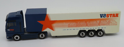 2002 MICRO SCHUCO HO 1/87 MAN SEMI TRAILER TRUCK TG-A V8 STAR #22628 NO BOX