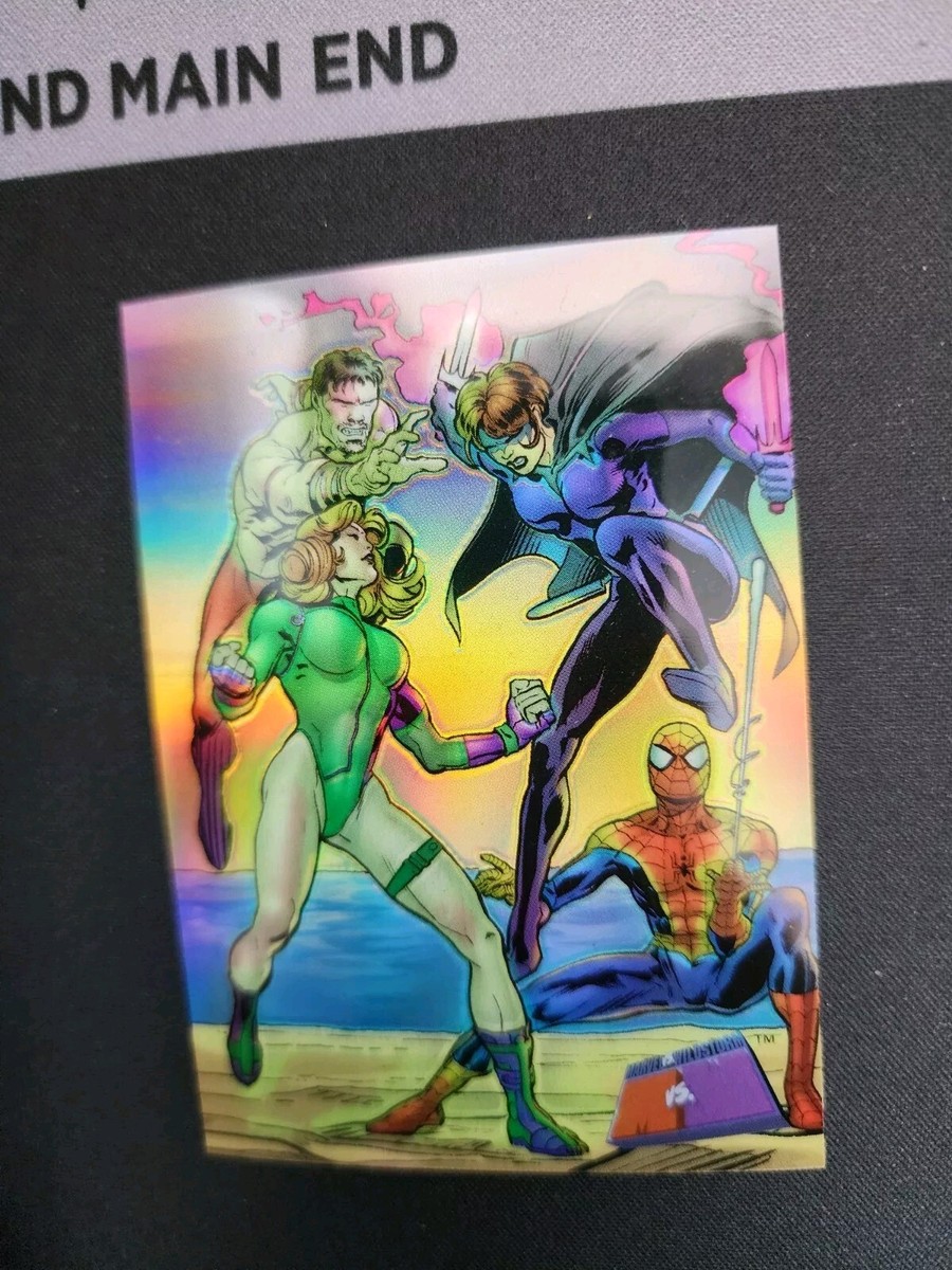 1997 FLEER/SKYBOX MARVEL VS. WILDSTORM 53 SPIDER-MAN/GEN 13