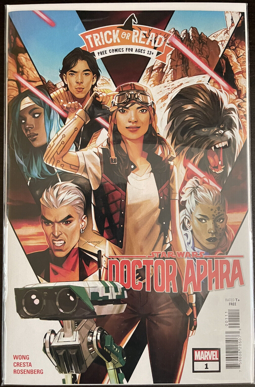 Star Wars Doctor Aphra # 1 (2022) Halloween Trick Or Read Marvel Comics Variant