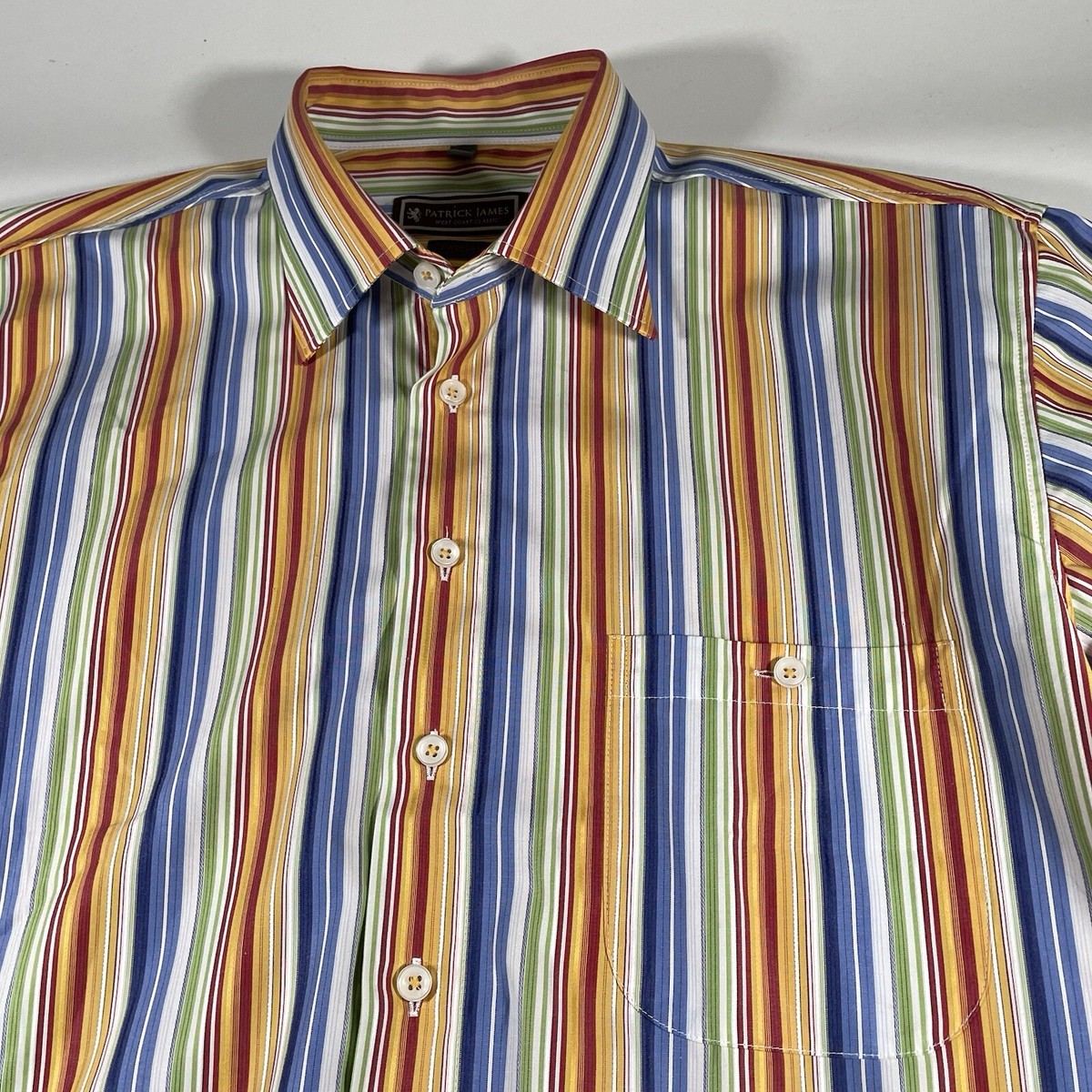 Patrick James – Shirts Shirt Dress Classic Coast Vintage West 80s 