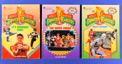 MIGHTY MORPHIN POWER RANGERS VINTAGE BOOK/NOVEL LOT OF 9 PARACHUTE PRESS - Picture 6 of 7