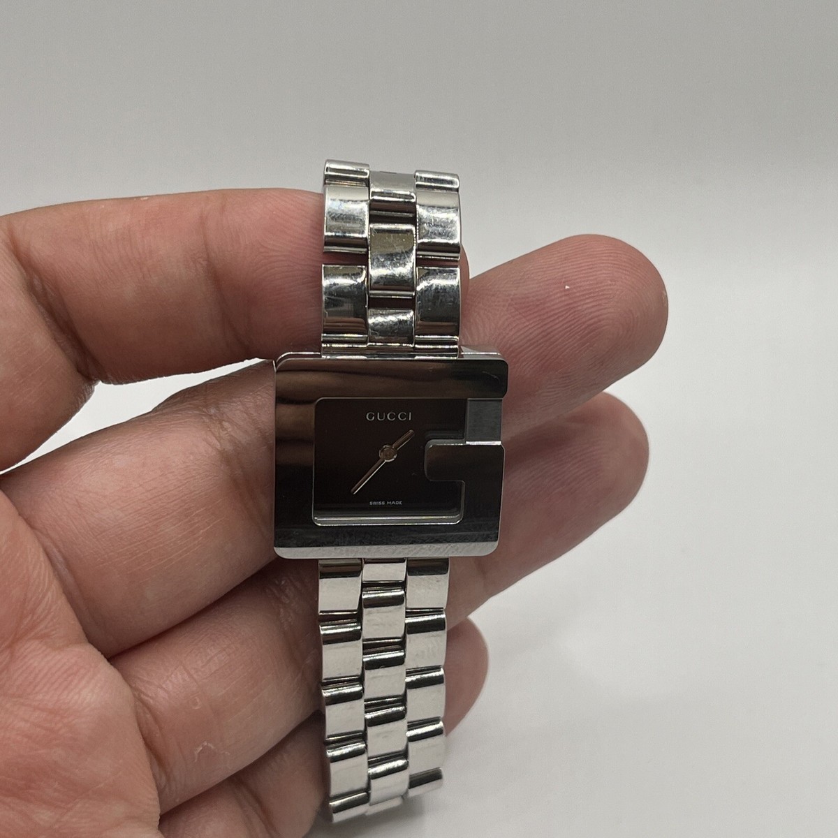 GUCCI 3600L Stainless Steel black Dial Quartz Ladies Watch GUCCI 3600L Stainless Steel black Dial Quartz Ladies Watch