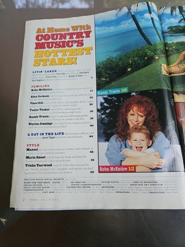 People Weekly Extra Magazine Fall 1994 Reba McEntire Country Biggest Stars NM - Picture 3 of 12