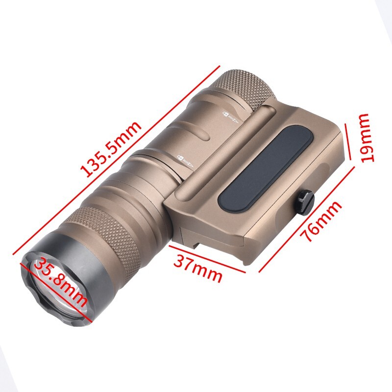 Mini lampe de poche puissante de WADSN - SMPR Tactique Plein-Air