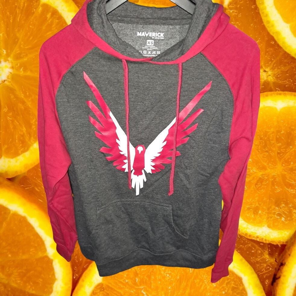 NWT Maverick by Logan Paul Black and Red Hoodie Size XS