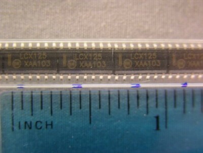 10 On Semiconductor 74LCX125D Low Voltage CMOS Quad Buffer ICs