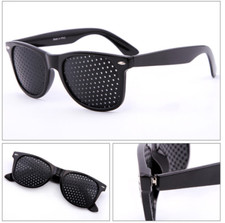 Unisex Eyes Correction Exercise Eyesight Vision Care Improvement Pinhole Glasses