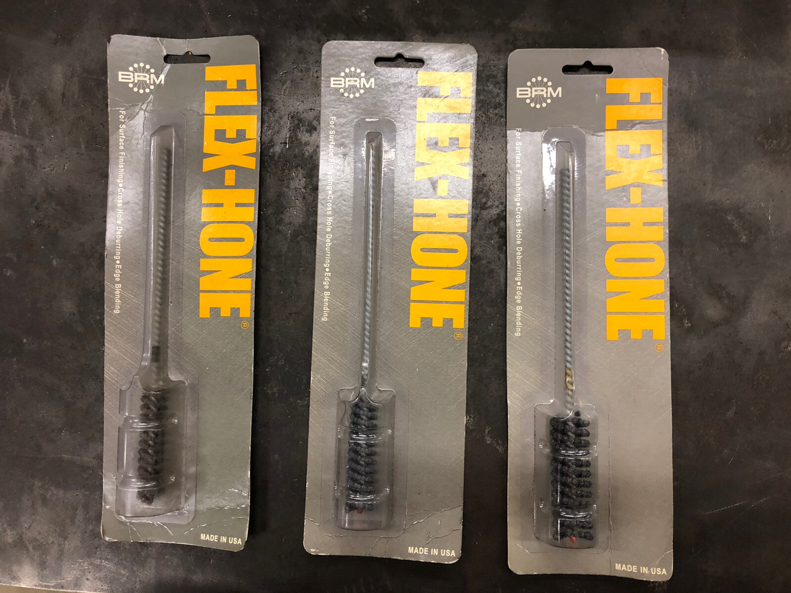 12mm 120 Grit 14mm 180 Grit & 18mm 80 Grit Flex Hones All 3 For 1 Money