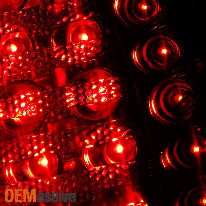 Lámpara 4 piezas para BMW E46 2002-2005 serie 3 4 puertas sedán rojo claro luces traseras LED Foto 4 de 4