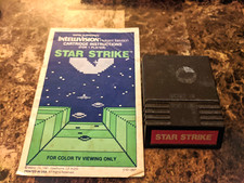 Star Strike Bandai Intellivision Game Manual