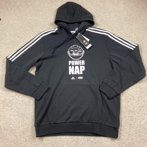 Adidas X Star Wars Mens Large Hoodie The Mandalorian Power Nap GS6321 New |  eBay