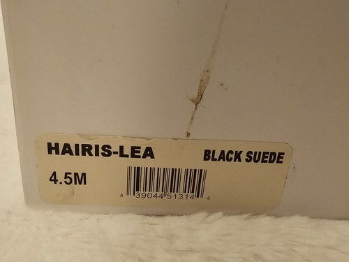 Halogen Hairis-Lea Black Suede Ankle Tie Heel 4.5 - Picture 7 of 7