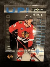 2022-23 Upper Deck Synergy Hockey Alex Vlasic #CU-AV Cranked Up Blue /249