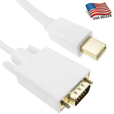 NEW Mini DisplayPort DP To VGA Cable (Male - Male) for Apple iMac & Mac Mini 3m