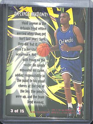 1996-97 Fleer Thrill Seekers Basketball #3 Anfernee Hardaway | eBay