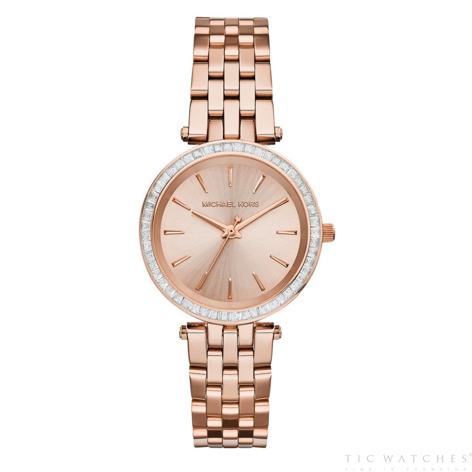 michael kors mini darci watch rose gold