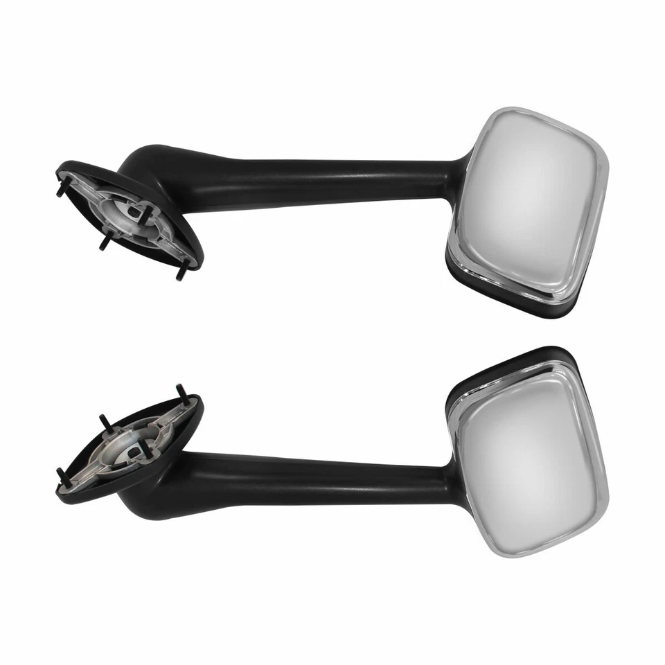 For 2008-2016 Freightliner Cascadia Hood Mirrors Chrome Manual LH+RH Side Pair - Image 4 of 4