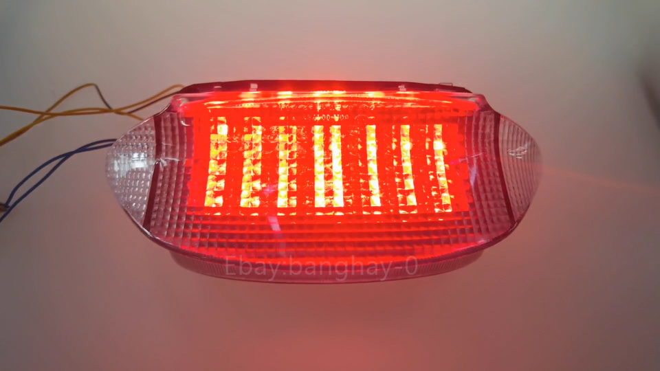 Smoke Lens LED Rear Tail Brake Turn Light Integrated For Honda