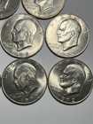 1972 Eisenhower Dollar with Flying Eagle No Mint Mark Lot of 8 — photo 3