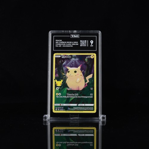 Pikachu graded TAG 9 for sale on eBay