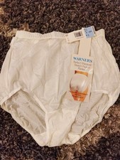 Vintage Warner's "Perfect Measures" Nylon Brief Panties Size 6 Silky Soft 55130