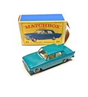 Vintage 1963 MATCHBOX LESNEY No. 33 Ford Zephyr III NMIB Gray Wheels