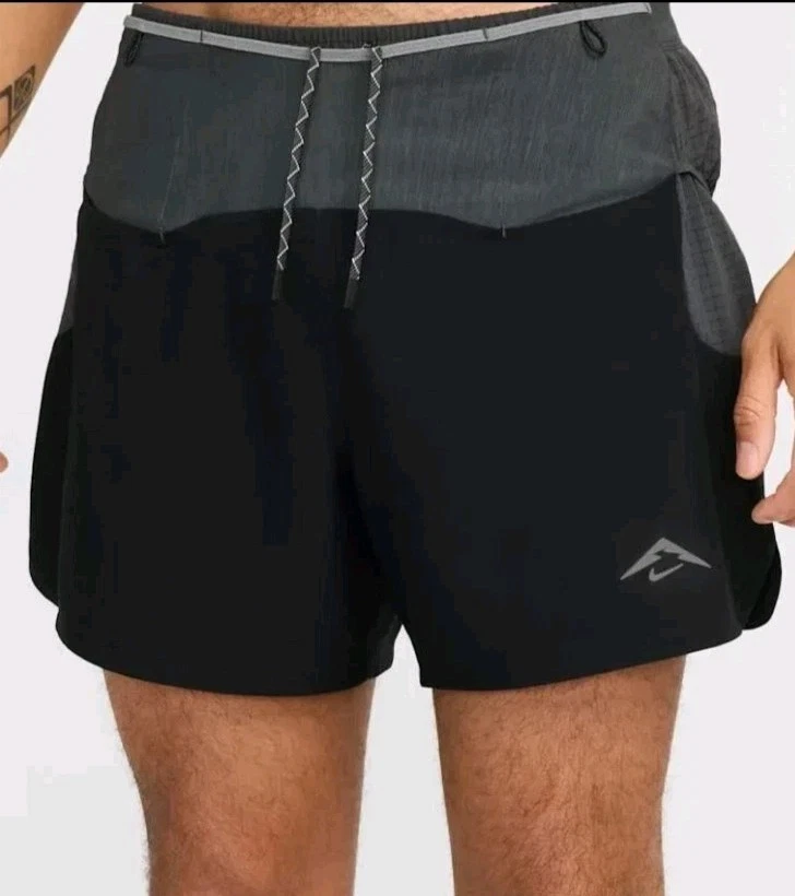 Men L - Nike Trail Dri-fit ADV Second Sunrise 5" Running Shorts HJ3572-010 New
