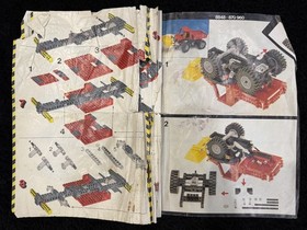 Vintage LEGO Technic Ideas Book 8888 + Extra Manuals - 8844, 8848, 854 & 856