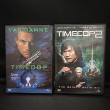 Timecop 1 2 DVD Lot The Berlin Decision Jean Claude Van Damme Sci Fi Used