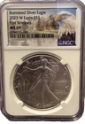 2023(W) Burnished  American silver Eagle $1  NGC MS69 First Releases
