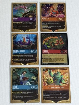 Disney Lorcana Attack of the Vine League Play OP FOIL PROMO  Cards Set of 6