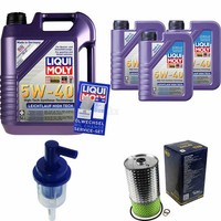 Inspektionskit Filter Liqui Moly ÖL 8L 5W-40 FüR Mercedes-Benz Saloon W124 200