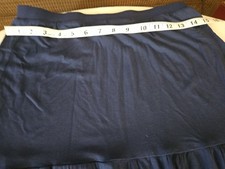 Medium Long Navy Blue Maxi Skirt
