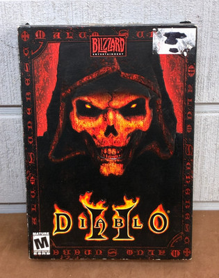 DIABLO II 2 PC Game 3 Discs ~ Blizzard Entertainment ~ Rated M for Mature