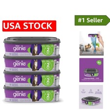 Convenient 4-Pack Cat Litter Refill Bags Ultimate Odor Control Solution