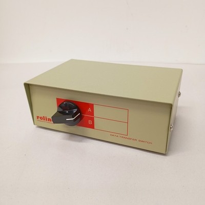 ROLINE 14.01.2005 Manual DB25 Data Transfer Switch Box 2 Port AB 25 Pin Neu