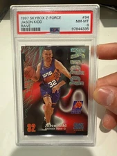 1997-98 Skybox Z-Force #94 Jason Kidd Rave PSA 8 /399