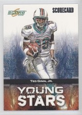 2008 Score Young Stars Scorecard 693/999 Ted Ginn Jr #YS-3 0l1