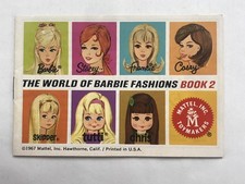 1967 Mattel Barbie Booklet The World of Barbie Fashions Book 2 Vintage
