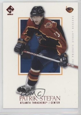 2002-03 Pacific Private Stock Reserve Red 45/50 Patrik Stefan #5 1o3