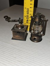 Lot of 2 Vintage Collectable Metal Pencil Sha...