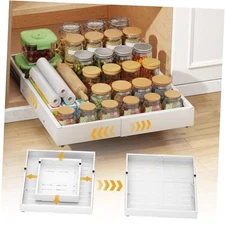 Pull Out Cabinet Organizer Width 12"-20", Depth 16"-22", 1 Pack Expandable