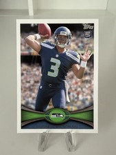 2012 Topps - Russell Wilson #165 Stands in Background (RC) Rookie Card. rookie card picture