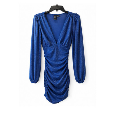 Windsor Blue Sparkly Dress-Size Women s Small