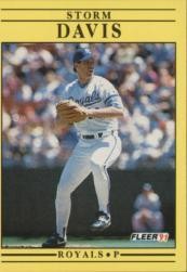 1991 Fleer #556 Storm Davis - BB