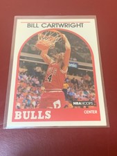 1989-90 Hoops #255 Bill Cartwright Chicago Bulls