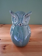 ceramic green owl