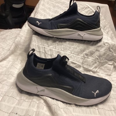 Puma Pacer Future Slip On Mens Navy Blue Running Sneakers 382230-08 Size 9.5