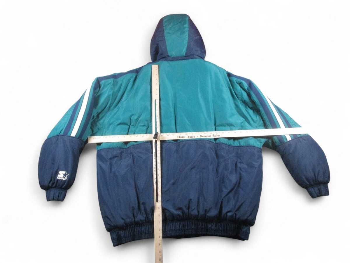 Vintage Starter Seattle Mariners Jacket Mens XL Teal Navy MLB